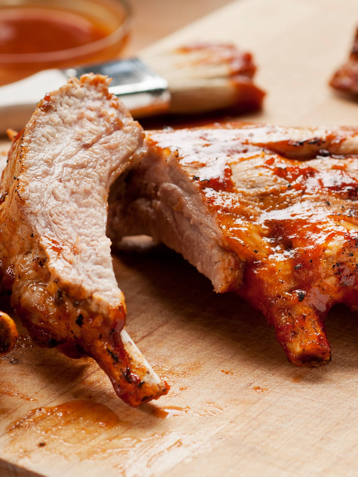 Costilla de cerdo ibérico con salsa barbacoa