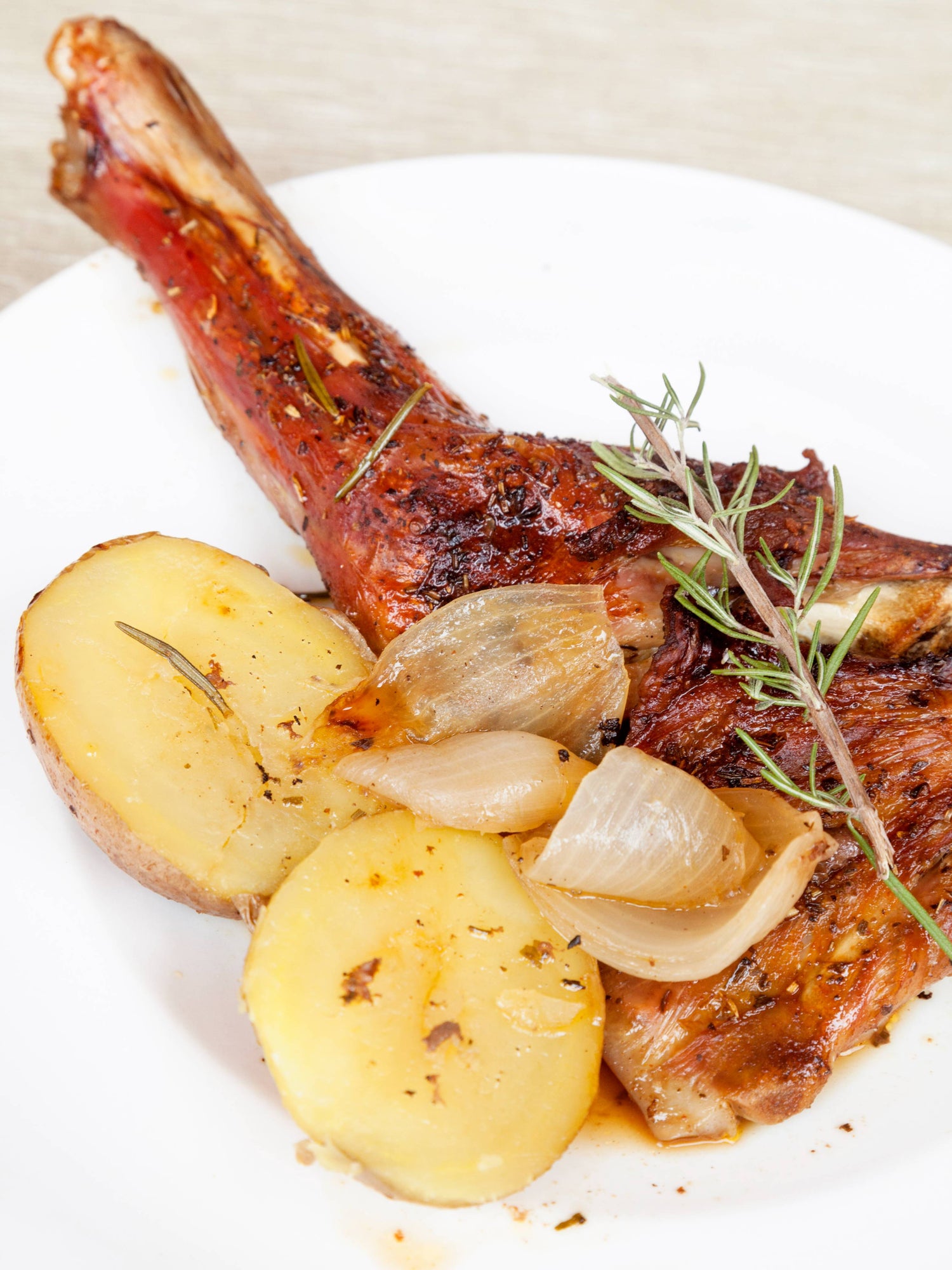 Cordero asado